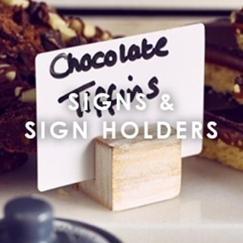 Signs & Sign Holders